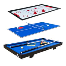 Table multi-jeux 3-en-1 mini bleue - Cougar