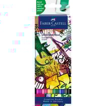 6 feutres - Dessin - Faber-Castell - Goldfaber Aqua - Double pointe - Graffiti