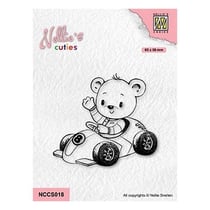 Tampon transparent scrapbooking Nellie's choice NOUNOURS VOITURE 018