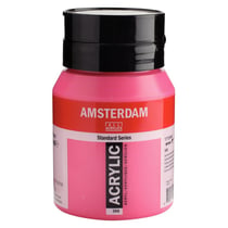 Peinture Acrylique - Rose quinacridone - 366 - Amsterdam - Pot de 500ml