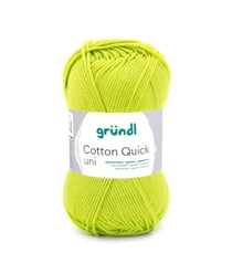Fil à tricoter COTTON QUICK UNI - Gründl - PPSC - certifié Oeko-Tex 144 Vert