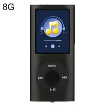 Lecteur MP4 Écran TFT 1.8 Pouces 8G TF Carte Écouteurs Câble Bleu Noir YONIS