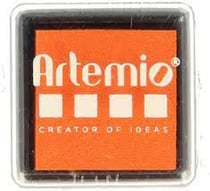 Encreur orange 3cm x 3cm ARTEMIO