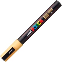 Lot de 6 marqueurs peinture pointe conique fine 0,9 - 1,3 mm - POSCA - Abricot