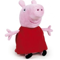 Geante peppa robe 76 cm - grande peluche licence peppa le cochon