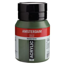 Peinture Acrylique - Vert olive foncé - 622 - Amsterdam - Pot de 500ml