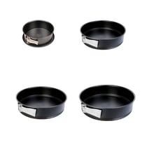 Set de 4 moules à manqué à charnière 18 cm + 24 cm + 26 cm + 28 cm Dr.Oetker Tradition