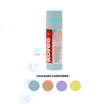 Tube de colle blanche Kores coloris pastel 40g