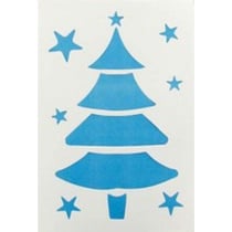 MégaCréa DIY - Pochoirs spécial Noël 25 cm 4 pièces