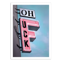 Affiche 30x40 cm - Oh Fuck - Jonas Loose