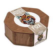 Puzzle en bois coloré - Renard 28 x 40 cm