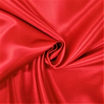 Tissu Doublure Satin Deluxe Rouge