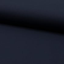 Tissu Voile de coton uni Bio Bleu marine
