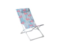 Fauteuil De Plage Pliant - Copacabana - Flamants Rose