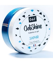 Gel Pailleté OdiShine 70 ml - Embellissez vos Créations avec Éclat et Éco-Responsabilité - Odif Saphir