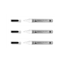 Lot de 3 Marqueurs craie liquide - WONDAY - Blanc - Pointe ogive 4 mm