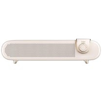 Enceinte Bluetooth Vintage Haut De Gamme Son Hifi Autonomie 6h Cuir Luxe Blanc YONIS