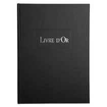 Livre d'or 1M 220x270 - Noir - Le Dauphin