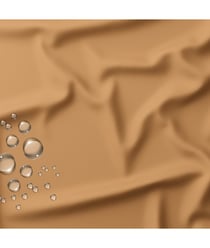 Tissu imperméable uni polyester de 140 cm de largeur 015 Caramel vendu par 50 cm