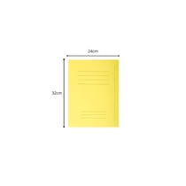 Paquet 50 chemises Forever® 220 100% recyclé avec impression - 24x32cm - Jaune - x 5 - Exacompta