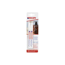 Lot de 2 marqueurs peinture brillante Edding 750 blanc
