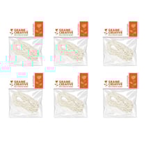 60 élastiques blancs pour masques 60 cm