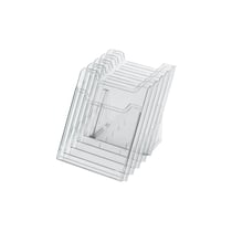 Distributeur de prospectus 5 compartiments A4 - Cristal - Exacompta