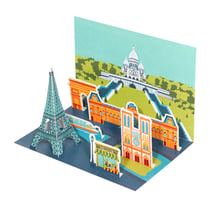 CARTE POSTALE DIORAMA DE PARIS