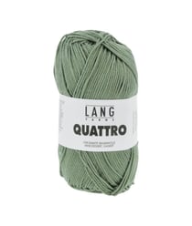 Fil à tricoter 100% coton QUATTRO - Lang Yarns 92 Vert