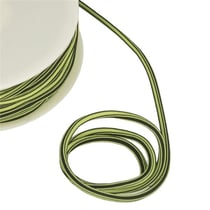 Bobine 25m Cordon carré  4 mm Vert kaki