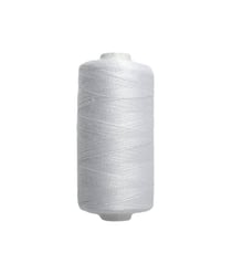 Bobine de fil pas cher tous tissus 500 m Blanc 1001 Blanc vendu par 50 cm