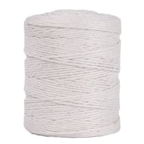Fil de jute, 3fois, 3,5mm bobine 280m, blanc