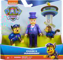 Pat patrouille mr hellinger et chase - 3 figurines - chien - paw patrol - spin master - 20148183