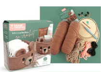 Kit 2 corbeilles oursons en crochet - Graine Creative - Marron