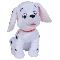Peluche disney 101 dalmatiens chien blanc et noir rolly 33 cm - nicotoy
