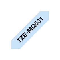 Brother - Cartouche ruban Etiqueteuse 12mm Pastel bleu TZe-MQ531