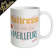 Mug Paillettes Maîtresse Tu es la Meilleure