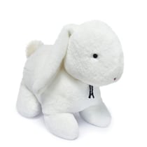 Lapin Merlin 60 cm – Blanc - Maïlou Tradition