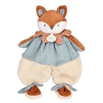 Doudou plat Renard Timo sensoriel 29cm - Doudou et Compagnie