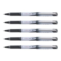 Lot de 5 Stylos roller PILOT - V-Ball Grip 05 - Encre liquide noire - Pointe fine 0.5 mm