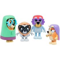 Figurines articulées Bluey - Les grands-mères - Lot de 4 - Bleu