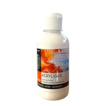 Vernis - Finition - Satiné - Pour peinture acrylique - AMT - Flacon 200ml