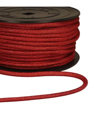 Bobine 25m cordon métallique 6mm rouge