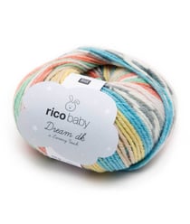 Fil à tricoter Rico RICO BABY DREAM LUX TOUCH - Rico Design 04 Multicolore