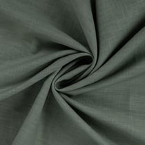 Tissu 100% Lin uni Vert sauge