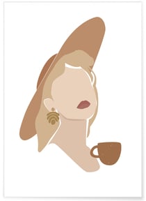 Affiche Visage Femme 1 | A3 : 29,7x42cm