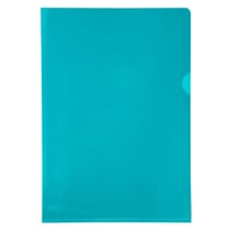 Sachet de 10 pochettes coin PVC lisse haute résistance 13/100e - A4 - Couleurs assorties - x 10 - Exacompta