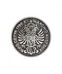 Carte de 2 boutons folklorique 23mm - Union Knopf Argent