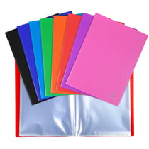 Protège-documents en polypropylène 5/10e OPAK pochettes Cristal 60 vues - A4 - Couleurs assorties - x 12 - Exacompta