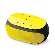 Enceinte Bluetooth Sans Fil Avec Boutons Tactiles et Support Auxiliaire TF Jaune YONIS